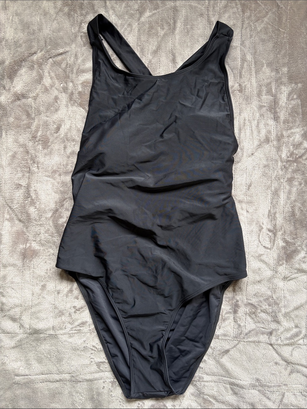 Taby Classic Black One-Piece Swimsuit 1XL